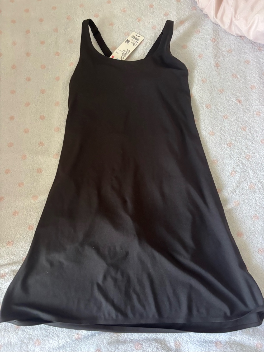 uniqlo Black A-Line Tank Dress